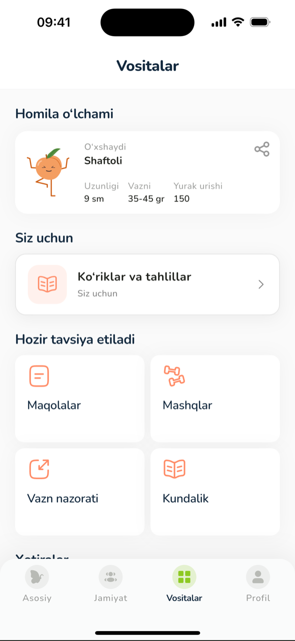 Vositalar bo‘limi